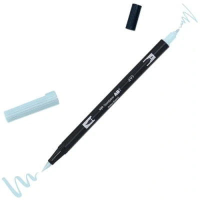 Imagen de Tombow Rotulador de punta doble, color azul (491 Glacier Blue)