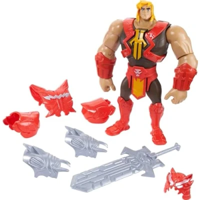 Imagen de Masters of the Universe Deluxe He Man Power Attack Action Figure, 8.5 in Battle Character for Storytelling Play, Gift Fans 4 Years and Older