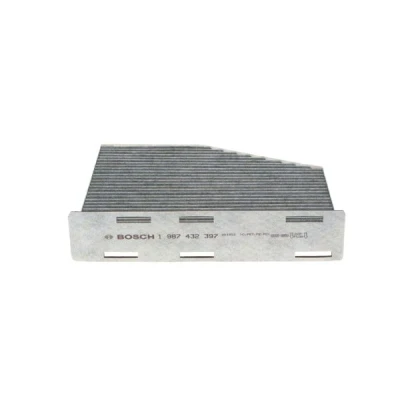 Imagen de BOSCH 1 987 432 397 Filtro de habitáculo carbón activado 287 211 34 VOLKSWAGEN: Touran I, Caddy 3, Eos, SEAT: Alhambra II, Altea, Altea XL