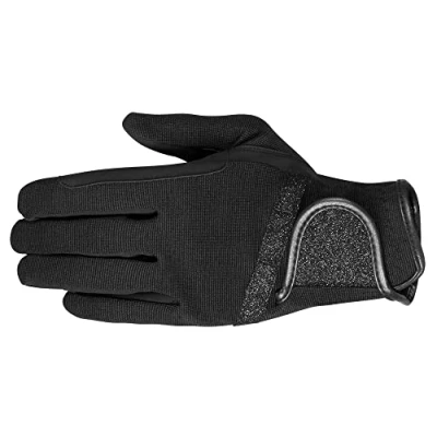 Imagen de PFIFF 102777 Glamour Guantes de equitación (Talla XL), Color Negro