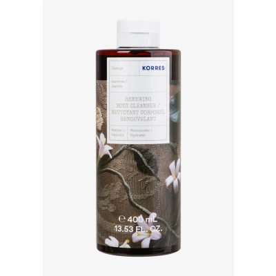 Imagen de KORRES JASMINE Gel de ducha revitalizante, dermatológicamente probado, con aloe vera activo, aroma floral, sin silicona ni parabenos, formato XL, 400 ml, vegano