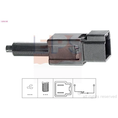 Imagen de EPS 1.810.165 Interruptor luces freno mecánico Made in Italy OE Equivalent NISSAN: MICRA 4, Pathfinder 3, Juke
