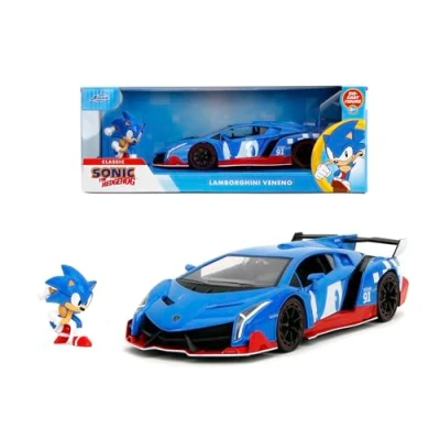 Imagen de Jada Sonic Lamborghini 1:24 253255082, +8 años, Metal Fundido, Figura de incluida