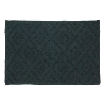 Imagen de Sealskin Aztec Alfombra de baño 60x90 cm Algodón Verde oscuro