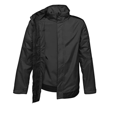Imagen de Regatta chaqueta profesional 3 en 1 de contraste para hombre, impermeable y transpirable, con capucha oculta interior softshell desmontable