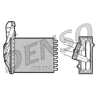 Imagen de DENSO DRR09042 Radiador de Calefaccion FIAT: 500 Hatchback, Panda II Hatchback