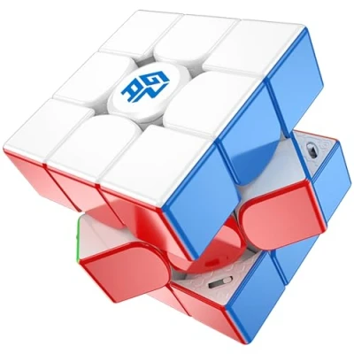 Imagen de GAN11 M Pro Cubo Mágico Magnético 3x3 de Profesional Speed Cube,Cubo Velocidad con 72 Imanes/3 Intensidades Magnéticas/6 Niveles Elasticidad,Puzzles Adultos Niños Principiantes(Revestimiento UV)