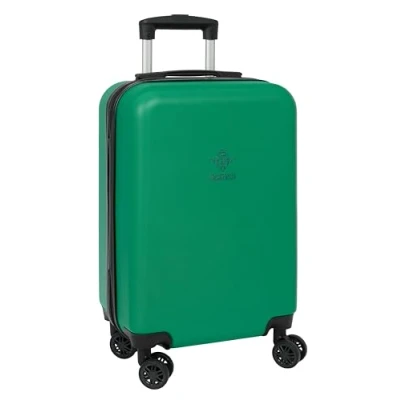 Imagen de Real Betis BALOMPIÉ Trolley de Cabina 20 Pulgadas, Maleta con Ruedas, Candado Seguridad, Ligera, 34.5x20x55 cm, Color Verde