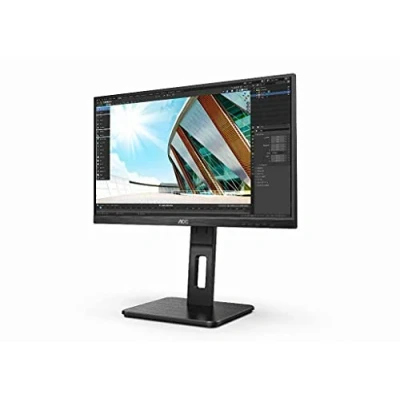 Imagen de AOC 22P2Q Monitor FHD de 22 Pulgadas, Altura Regulable (1920 x 1080, 75 Hz, VGA, DVI, HDMI, DisplayPort, USB Hub), Color Negro