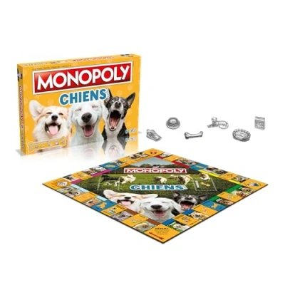 Imagen de Winning Moves Juego de Mesa Monopoly Chiens