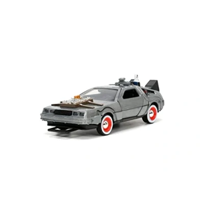 Imagen de Jada Coche Delorean Regreso al Futuro III, Escala 1:32 (15cm), Fabricado en Metal Fundido a Alta Presión, Coleccionismo (253252024)