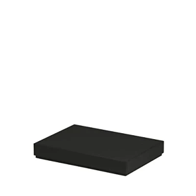 Imagen de Rössler Papier 13521453701 Caja rectangular de cartón Boxline, adecuada para DIN A5, negra, 1 unidad