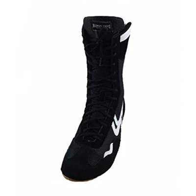 Imagen de Botas de Boxeo Entrenamiento Combate con Suela Goma Deporte Zapatillas para Hombres Mujeres Niños Adolescentes