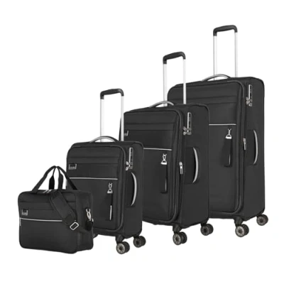 Imagen de Travelite Miigo 4W Trolley L / M S + BORD Juego de maletas, Talla: One Size, Black