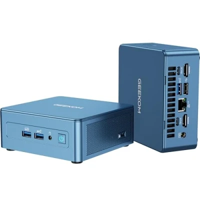 Imagen de GEEKOM Mini IT12 PC, i9 12900HK (14 Núcleos, 20 Hilos, hasta 5.0GHz), 32GB DDR4 1TB SSD, Windows 11 Pro Gráficos Iris Xe 8K WiFi 6E USB4*2, para Uso Diario