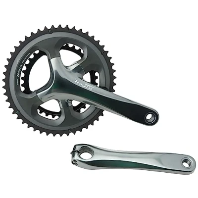 Imagen de Shimano FC4700DX04 FC 4700 Juego de bielas TIAGRA 2x10S 50/34 Dientes x 172,5 mm, Unisex Adult, Black