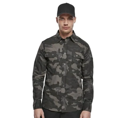 Imagen de Brandit Camisa, Hombre, Talla: Medium, Darkcamo
