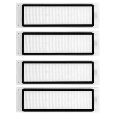 Imagen de TALENTEC home 4x Filtro HEPA Repuesto Compatible con Xiaomi Roborock S5, S5 MAX, S50, S51, S55, S6, Pure, MaxV, S60, S65, E25, E35; Robot Limpieza Aspirador Plástico ABS Transparente y Blanco