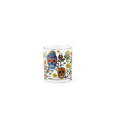Imagen de Excelsa Calavera Juego de 3 Vasos Agua, Vidrio prensado, Transparente