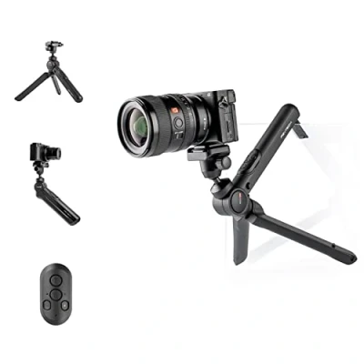Imagen de PGYTECH MANTISPOD 2.0 Mini Camera trípode con Control Remoto, Vlog Tripod Flexible, Ligero, Pequeño Video de Viaje para cámara Digital, acción, teléfono Inteligente
