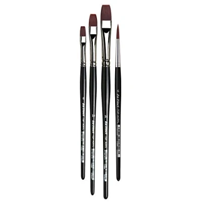 Imagen de DA VINCI Juego de brochas la Serie 4220, Cerdas, Negro/Rojo/Blanco, 30 x cm