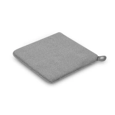 Imagen de Medisana OL 600 cojín de Asiento con función Calor, térmico para Uso Exterior en Tiempo Fresco, 3 ajustes Temperatura y Superficie Fieltro, Gris