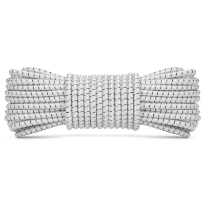 Imagen de Abma Cord Cuerda Elástica 5mm 10M de Lona Goma Tensora Expansora Negro&amp;Blanco