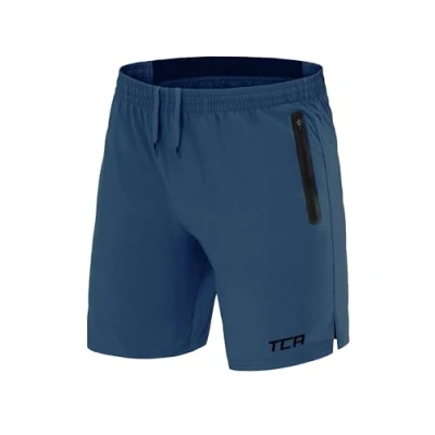 Imagen de TCA Pantalones Cortos Elite Tech para Correr o Gimnasio con Bolsillos de Cremallera Hombre Azul Claro, 3XL