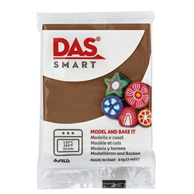 Imagen de DAS Smart, Pasta para modelar que se endurece al horno, 57g, Caramelo