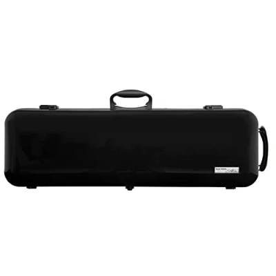 Imagen de GEWA Funda para violín AIR 2.1, color negro brillante, con mango lateral adicional, fabricado en Alemania
