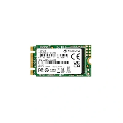 Imagen de Transcend MTS420S SSD Disco Duro Solido de 120 GB M.2 2242 SATA III, 3D TLC, hasta 560 MB/s