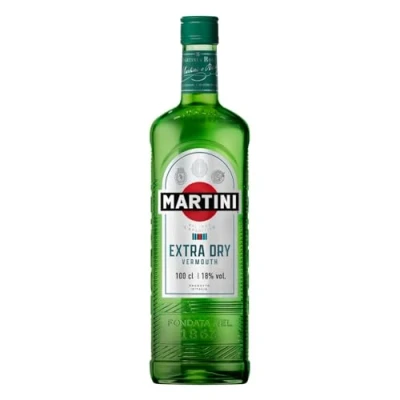 Imagen de MARTINI Extra Dry Vermouth Aperitivo, 18% ABV, 100cl / 1L, Vermut Blanco Italiano con Infusión de Botánicos Seleccionados a Mano