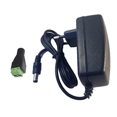 Imagen de Ahorraluz Transformador 12v DC 2A 24w Alimentador para Tiras Led Fuente de Alimentación 220v (12v 24w)