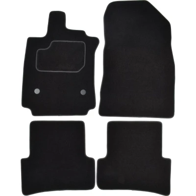 Imagen de MAMMOOTH A041 RNT135 PRM 01 Juego de alfombrillas suelo textil delante y detrás 4 negro RENAULT: Clio