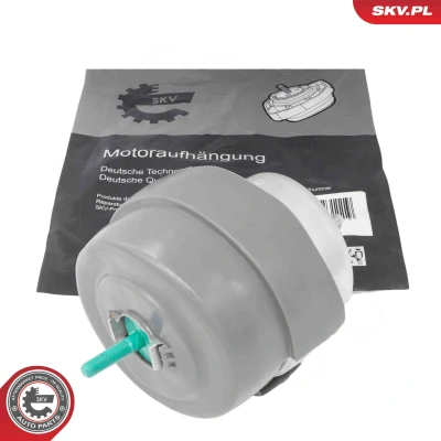 Imagen de ESEN SKV 75SKV044 Soporte de motor izquierda hidráulico Aluminio, Caucho 265mm 165mm AUDI: A4 B7 Sedán, B6 Avant