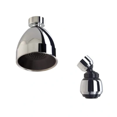 Imagen de Siroflex 2765/5 W &quot;Combi&quot; Kit de alcachofa ducha ahorro agua + rompecabezas Set baño con articulación y rompigete economizador del flujo