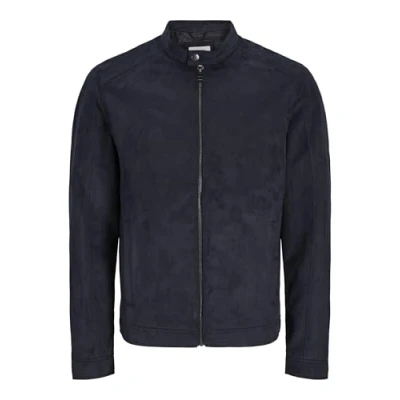 Imagen de Jack &amp; Jones Jjedylan Clean Jacket Chaqueta de cuero sintético, Hombre, Talla: XXL, Jet black