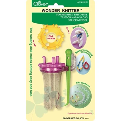 Imagen de Clover Wonder Knitter Tejedora, Rosa, 1