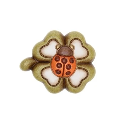 Imagen de Thun magnete con quadrifoglio ceramica 5 x 5,2 cm