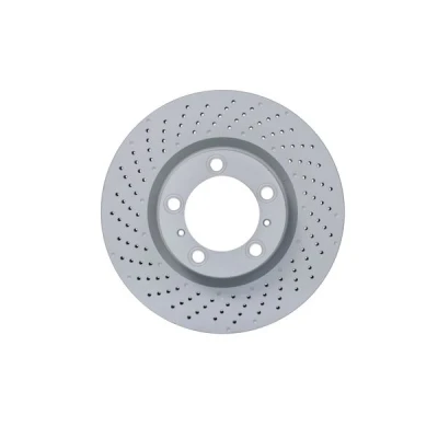 Imagen de BOSCH 0 986 479 D24 Disco de freno 330 28 130 perforado, ventilado revestido altamente carbonizado con tornillos PORSCHE: 911 Coupé, Cayman, Targa