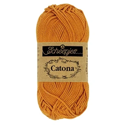 Imagen de Scheepjes 383 Jengibre Oro Catona Hilo 1x10g