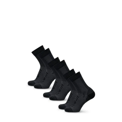 Imagen de DANISH ENDURANCE Calcetines Senderismo de Lana Merino, Antiampollas, para Hombre y Mujer, 3 Pack, Negro, 48 51