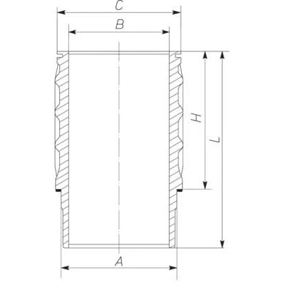Imagen de Camisa de cilindro MAHLE ORIGINAL 061 WN 17 01