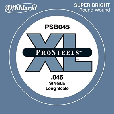 Imagen de D&#039;Addario .045 ProSteels Long Scale Single String for Bass Guitar