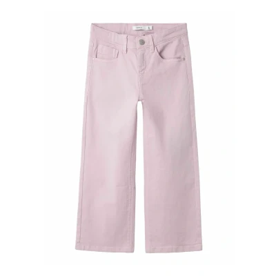 Imagen de Name it Nkfrose WIDE TWI Vaqueros a campana para niños, Talla: 6a, Winsome orchid