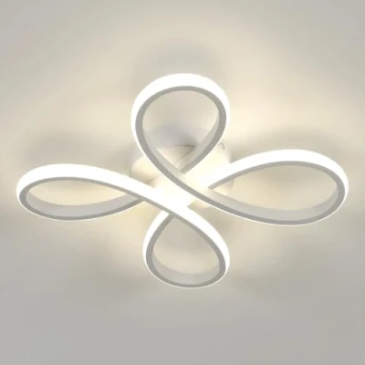 Imagen de Comely Plafon LED Techo Moderna, 30W 3375LM Lamparas de Techo, Luz para Dormitorio Salon Comedor, Neutra 4500K, 30cm, Blanco