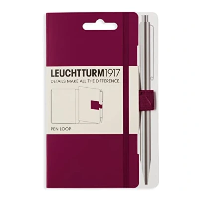 Imagen de Leuchtturm1917 304637 Cuaderno de notas adhesivas con bolígrafo, color Port Red