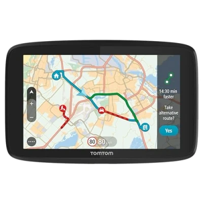 Imagen de TomTom GO Essential GPS para Coche 5 Pulgadas, Evita los Atascos Gracias a Traffic, actualizaciones de mapas y ajustes vía Wi Fi, Soporte Click Drive (Reacondicionado)