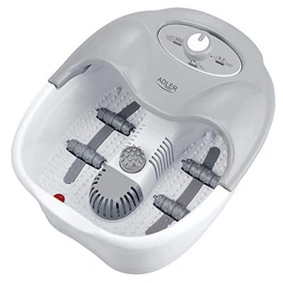 Imagen de ADLER AD 2167 Masajeador de Pies con Agua, masaje Burbujas y por vibración, Control Temperatura infrarrojos, Cepillos intercambiables, 80 W
