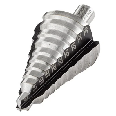 Imagen de wolfcraft Broca escalonada HSS, Ø 8 35 mm, vástago redondo I 2585000 Para el taladrado y desbarbado de metal plástico forma